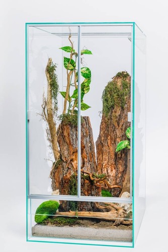 Glas terrarium 60x60x120cm - glas,