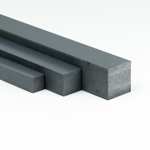 Pvc vierkant 60x60mm grau - 60x60mm,