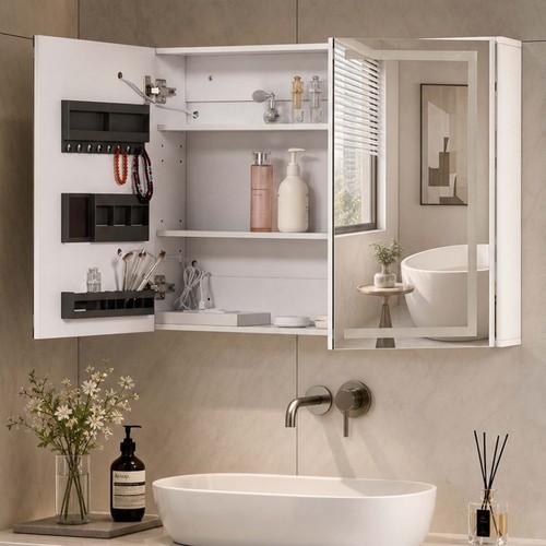 Led spiegelschrank bad 80x60cm - spiegelschrank,